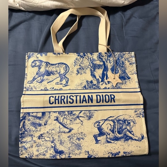 Dior Handbags - CHRISTIAN DIOR Straw Dioriviera Tote
